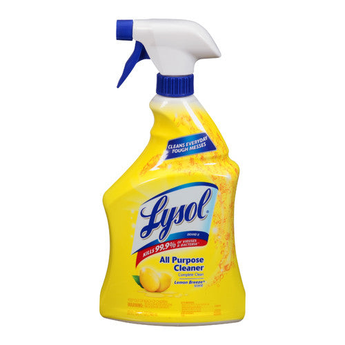 Lysol All Purpose Cleaner, Trigger Spray, Lemon Flavor - 32 Oz