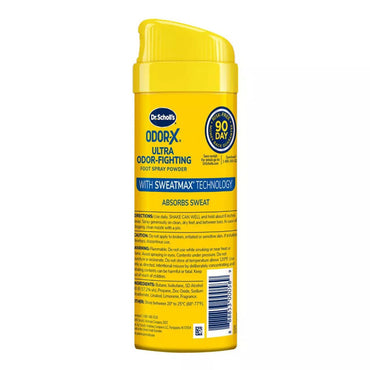 Dr Scholls Odor X Odor Ultra Fighting Foot Spray Powder, 4.7 Oz