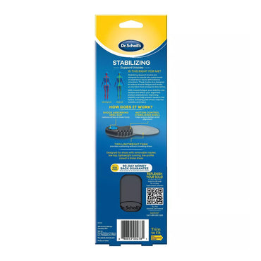 Dr Scholls Women Stabilizing Support Insoles, Size 6-11, 1 Pair