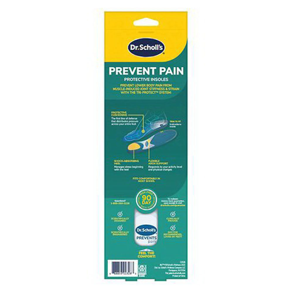 Dr. Scholls Prevent Pain Protective for Men Insoles, 1 Pair