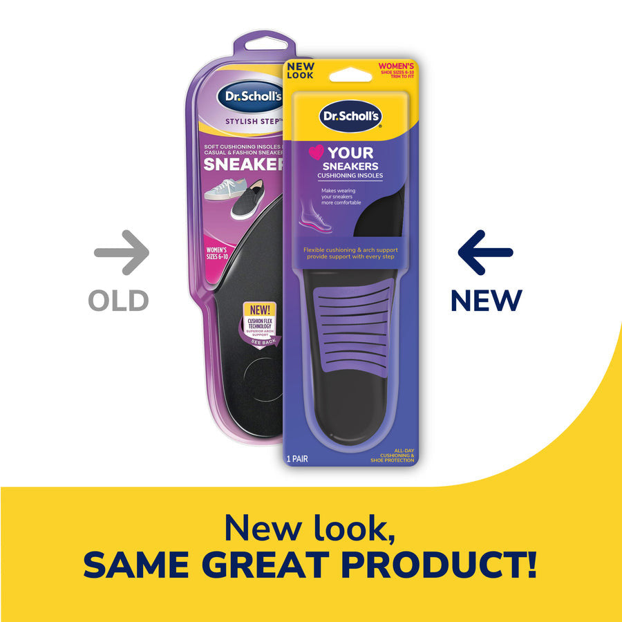 Dr Scholls Soft Cushioning Shoe Insoles For Sneakers, Womens Size, 6 To 10