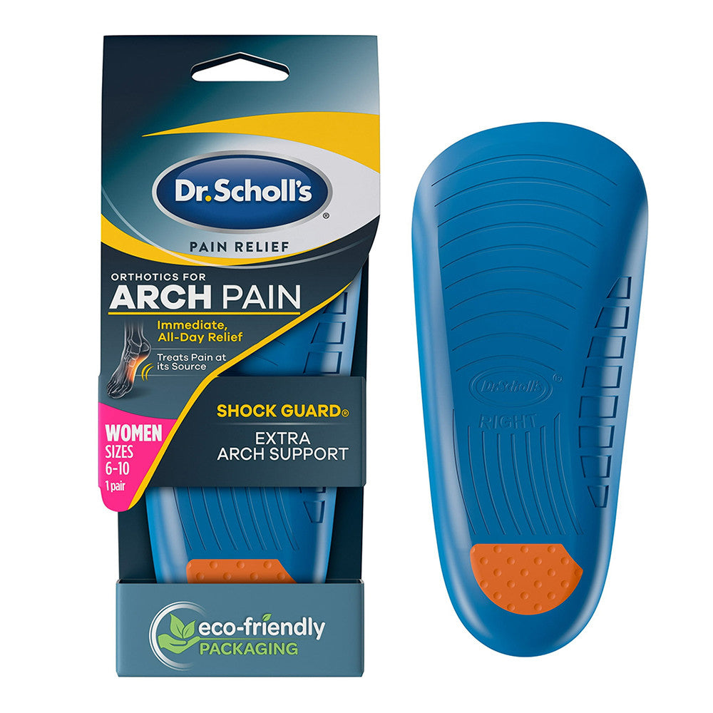 Dr. Scholls Pain Relief Orthotics for Arch Pain for Women, Size 6 to 11, 1 Ea