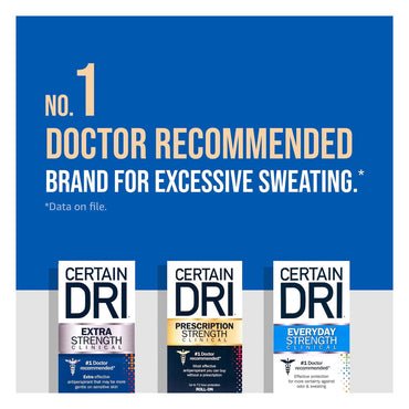 Certain Dri Everyday Strength Clinical Deodorant Solid, Morning Fresh, 2.6 Oz