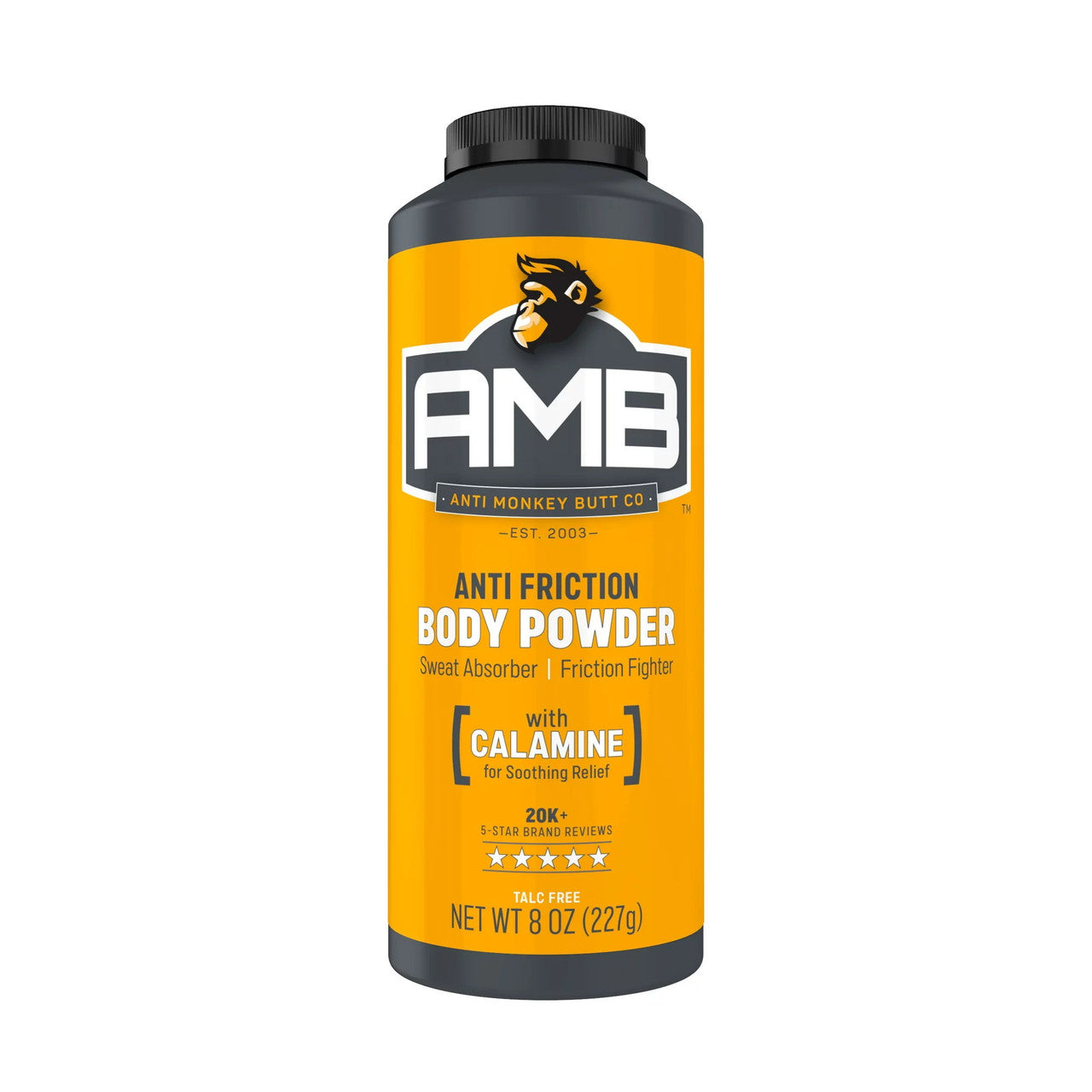 Anti Monkey Butt Anti Friction Body Powder With Calamine, 8 Oz