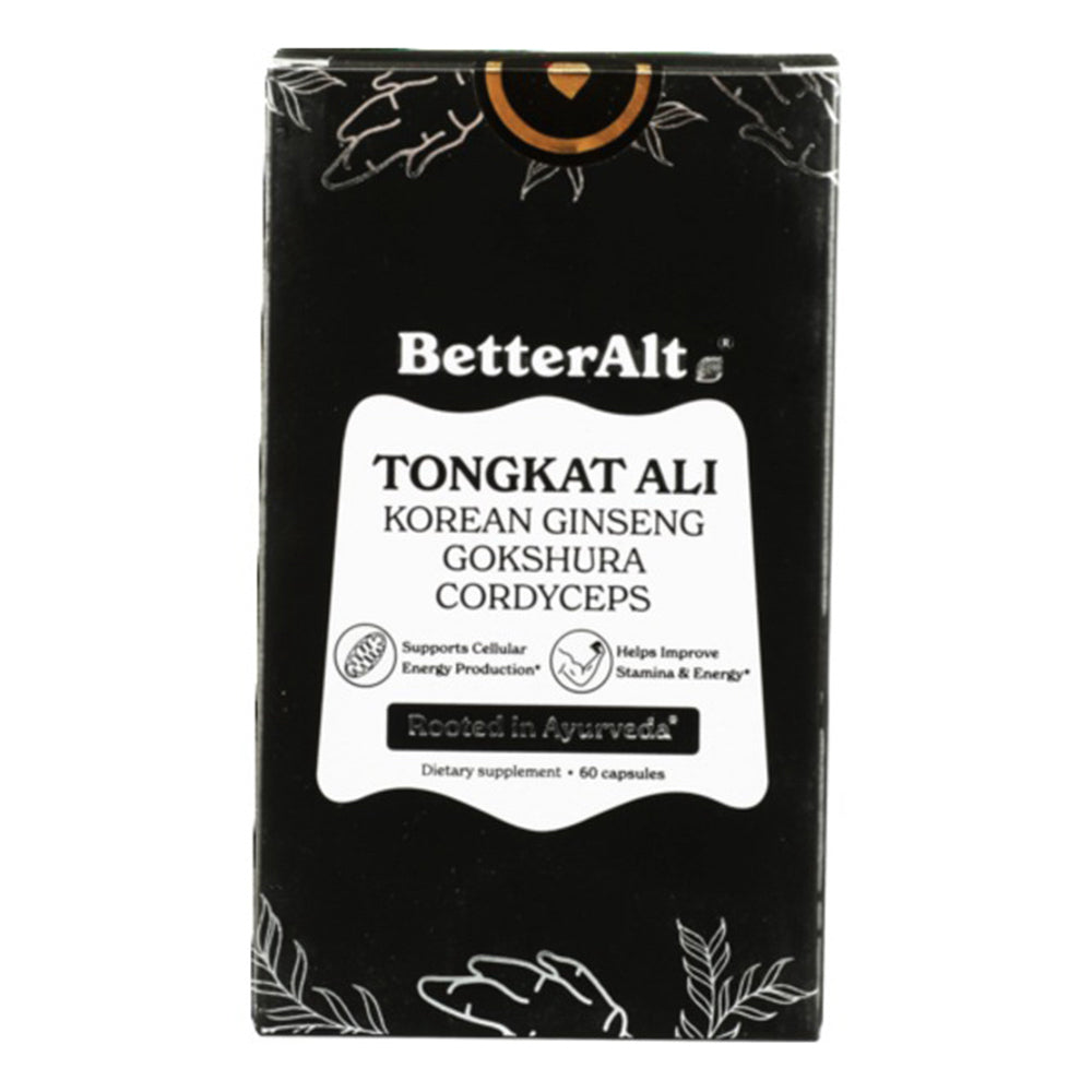 Better Alt Tongkat Ali Capsules Supports Healthy Testosterone Levels Muscle Strength and Energy Metabolism 60Ea