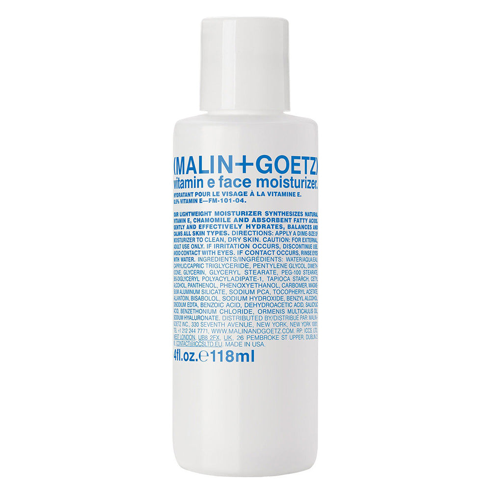 MaLIN+GOETZ Vitamin E Face Moisturizer 4Oz (118 ml)