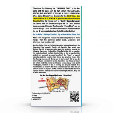 Clinere Personal Flexible Ear Cleaners, Remove Wax, 10 Ea