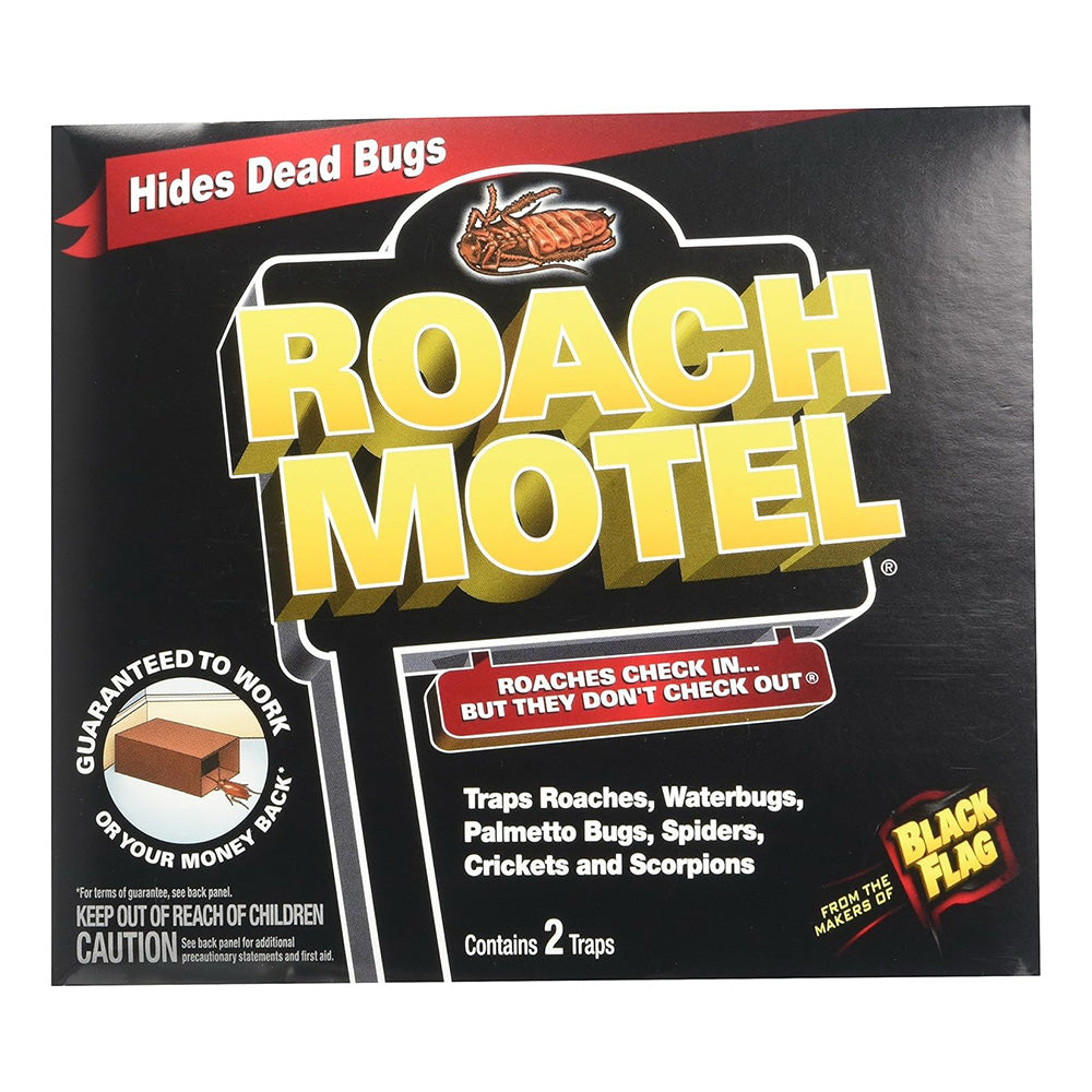 Black Flag Roach Motel Indoor Pest Trap 2Ea