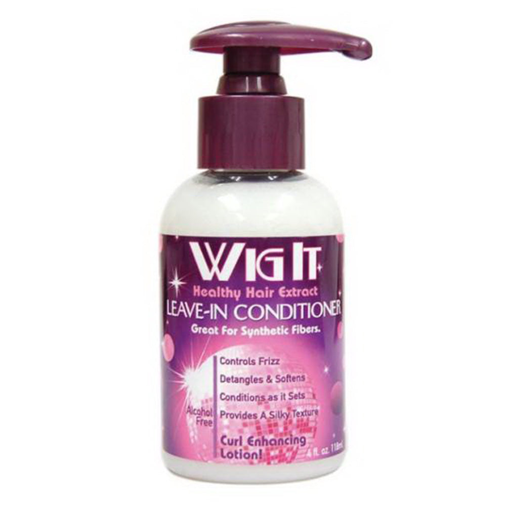 Wig It Leave In Conditioner Alcohol Free Detangles and Softens Hair 4Oz (118ml)