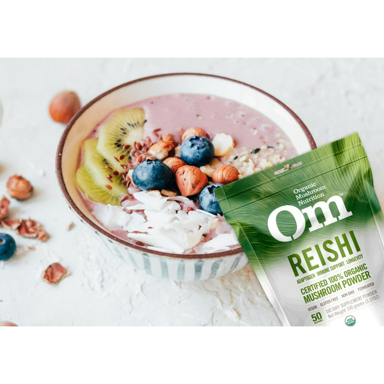 Mushroom Matrix Reishi Organic Mushroom Powder, 3.57 Oz