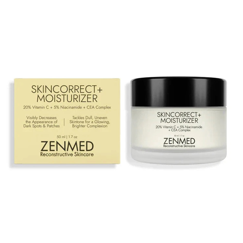 ZedMed Skincorrect Plus Tone Brightening Moisturizing Face Cream 1.7Oz (50ml)
