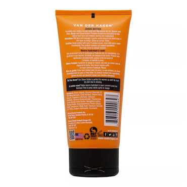 Van Der Hagen Shave Butter, Natural, 6 oz