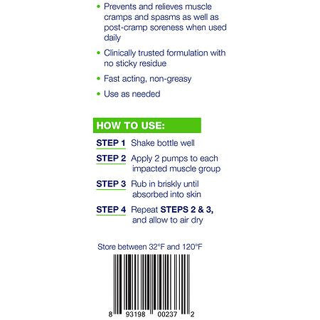 Theraworx Relief Muscle Cramp and Spasm Relief Foam, 7.1 Oz
