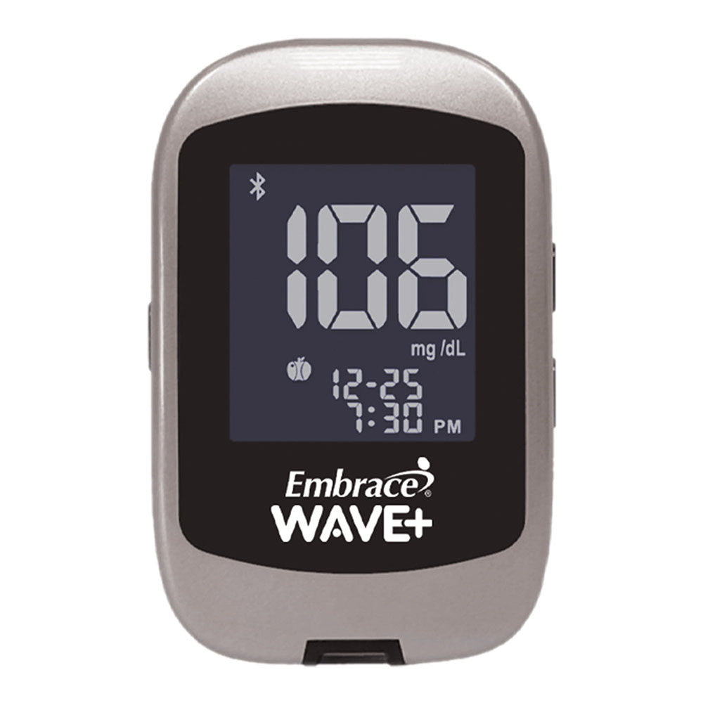 Embrace Bluetooth Wave+ Blood Glucose Monitor, 1 Ea