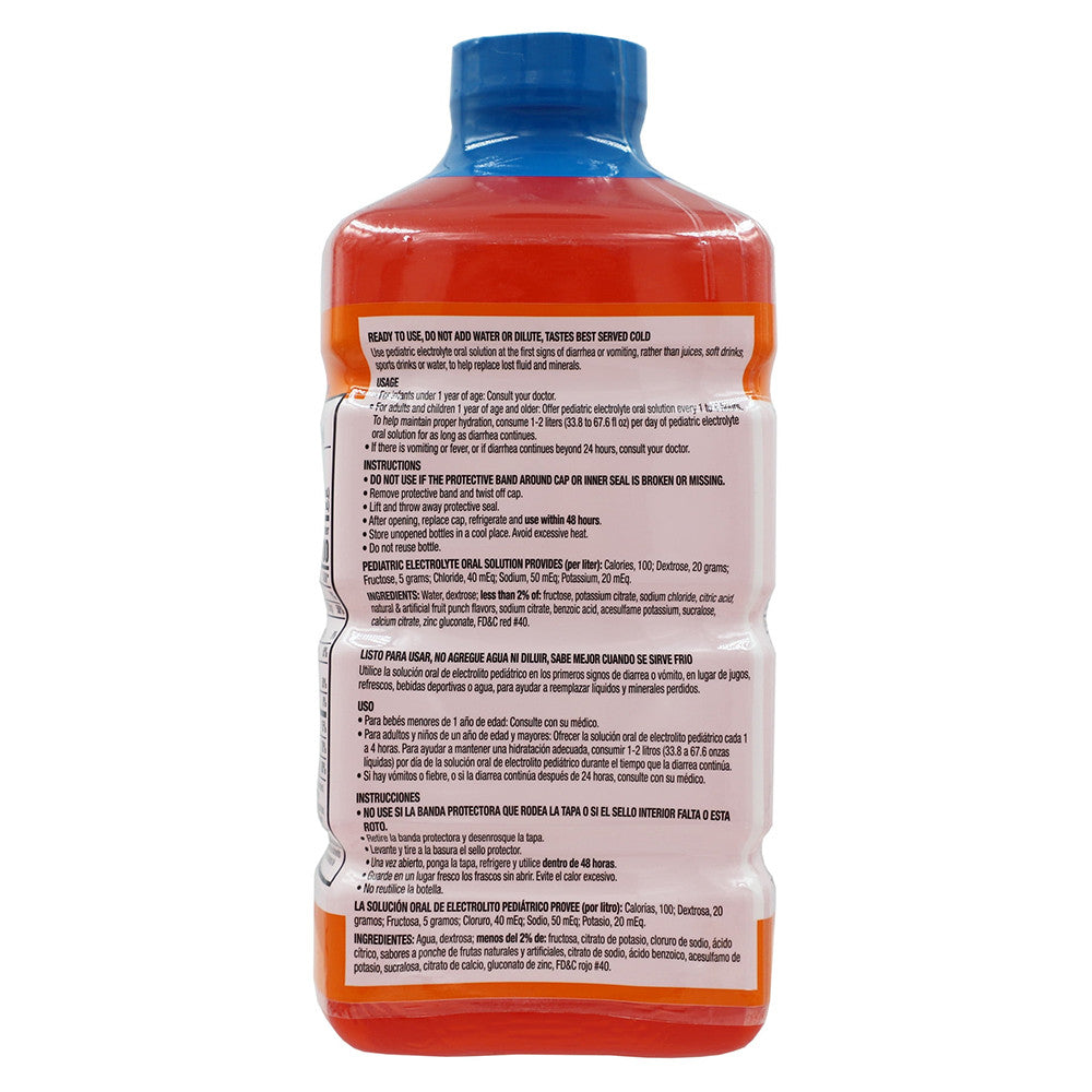 Suero Repone Electrolyte Solution with Zinc for Children and Adults, Fruit Flavor, 33.8 Oz