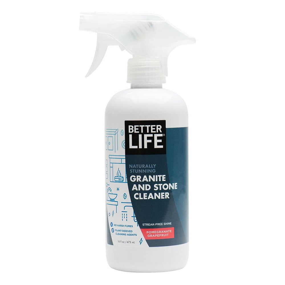Better Life Natural Countertop Cleaner Take It For Granite, Pomegranate Grapefruit, 16 Oz