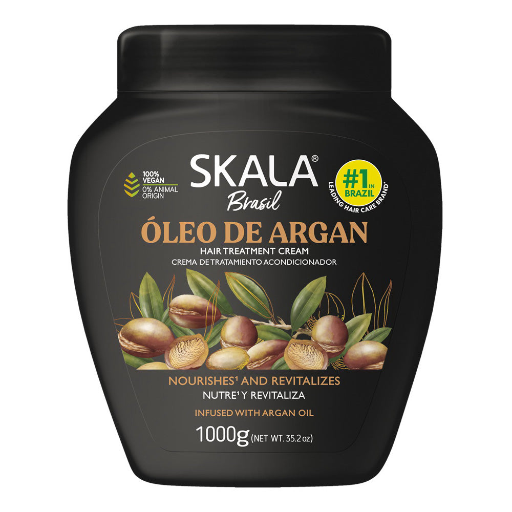 Skala Brasil Oleo De Argan Deep Nourishment Hair Treatment Cream 35.2Oz (1000g)
