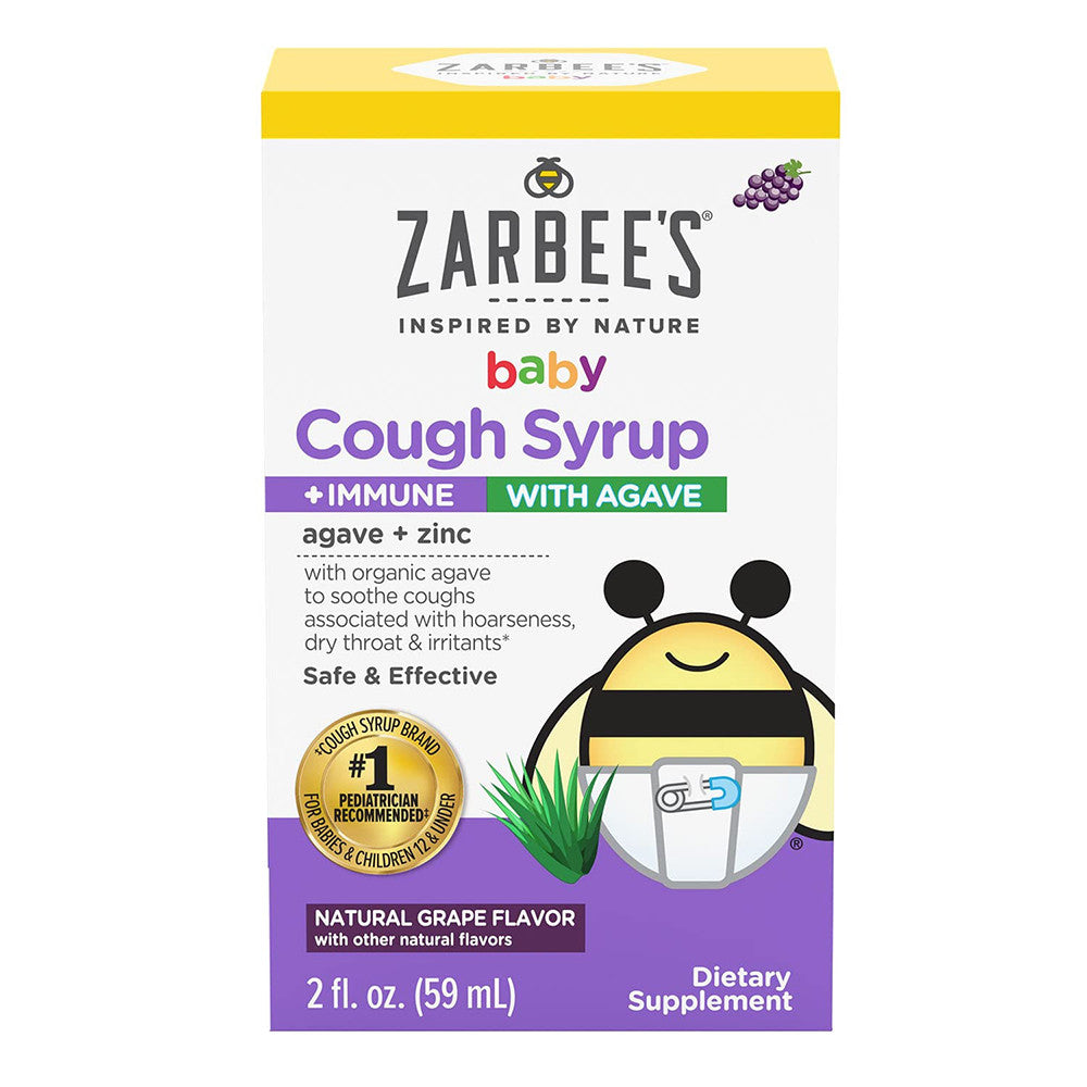 Zarbees Baby Cough And Immune Syrup, Natural Grape Flavor, 59 Ml