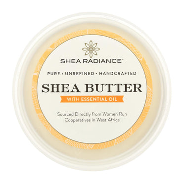 Shea Radiance Pure Shea Butter with Essential Oil, 14 Oz