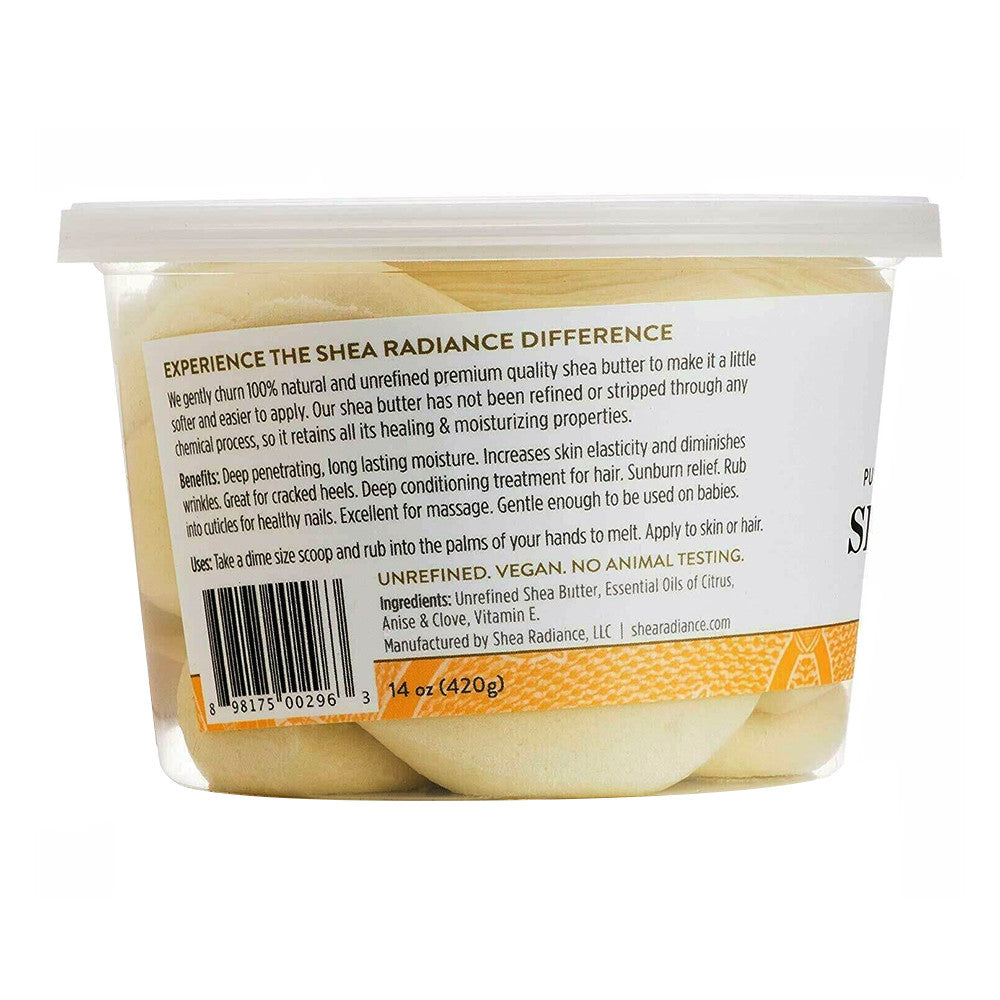 Shea Radiance Pure Shea Butter with Essential Oil, 14 Oz