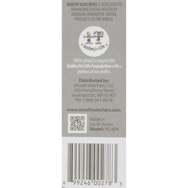 Mouth Watchers Antimicrobial Flossing Bristles Toothbrush, 1 Ea