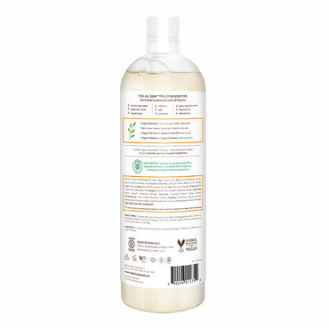 Babo Botanicals Sensitive Baby Fragrance Free Bubble Bath Wash and Shampoo, 15 Oz