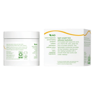 Alba Botanica Hawaiian Aloe And Green Tea Oil Free Skin Moisturizer, 3 Oz