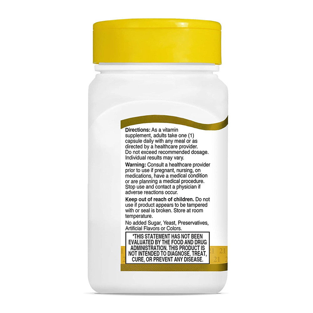 21St Century Biotin 5000 Mcg High-Potency, Capsules - 110 Ea