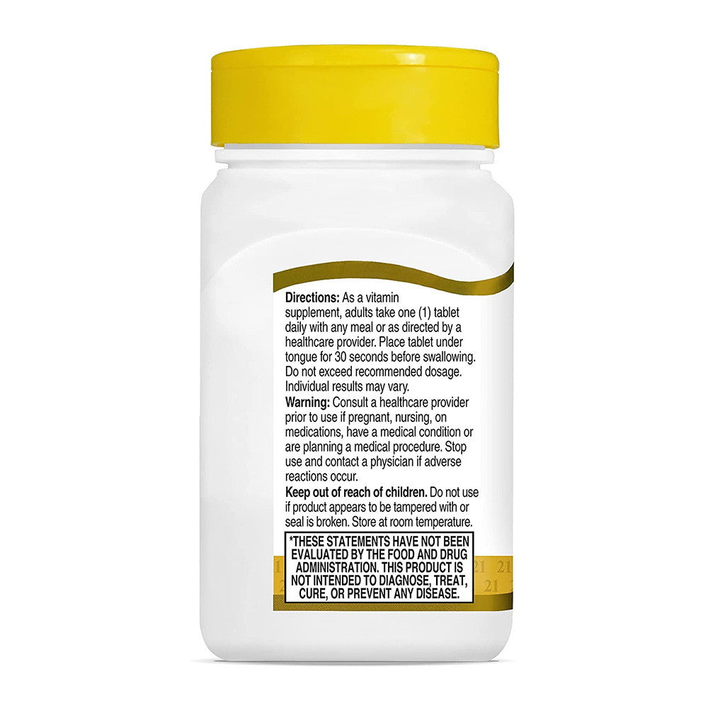 21St Century B-12 2500 Mcg Sublingual Tablets - 110 Ea
