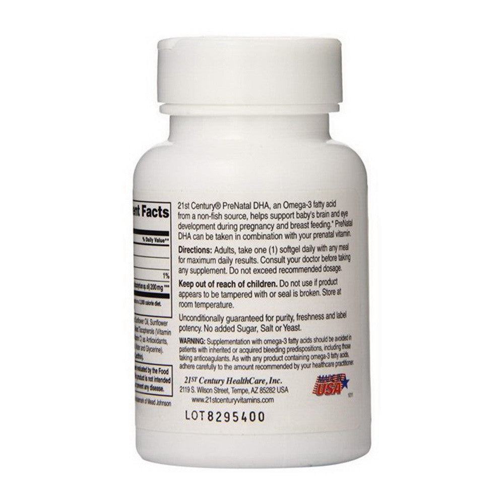 21St Century Prenatal Dha Softgels - 30 Ea