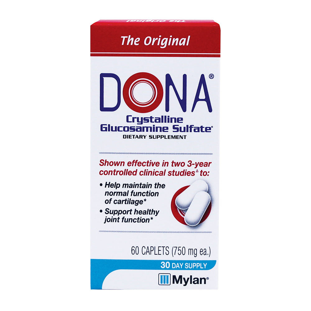 Dona Crystalline Glucosamine Sulfate Caplets, 60 Ea