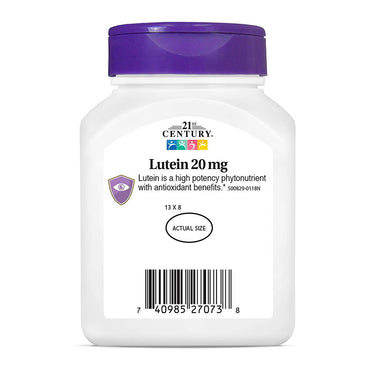21St Century 20 Mg Lutein With Zeaxanthin Softgels - 60 Ea