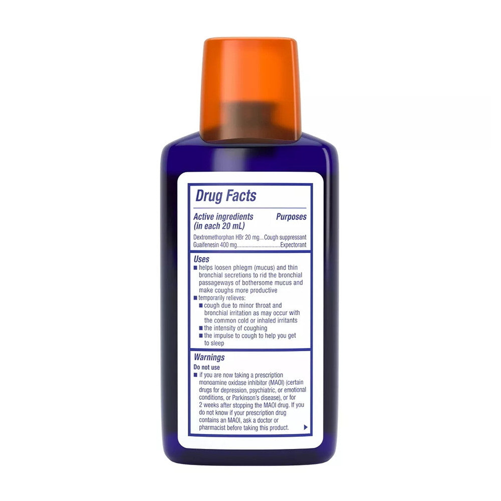 Delsym Adult Cough Plus Chest Congestion Dm Liquid, Cherry - 6 Oz