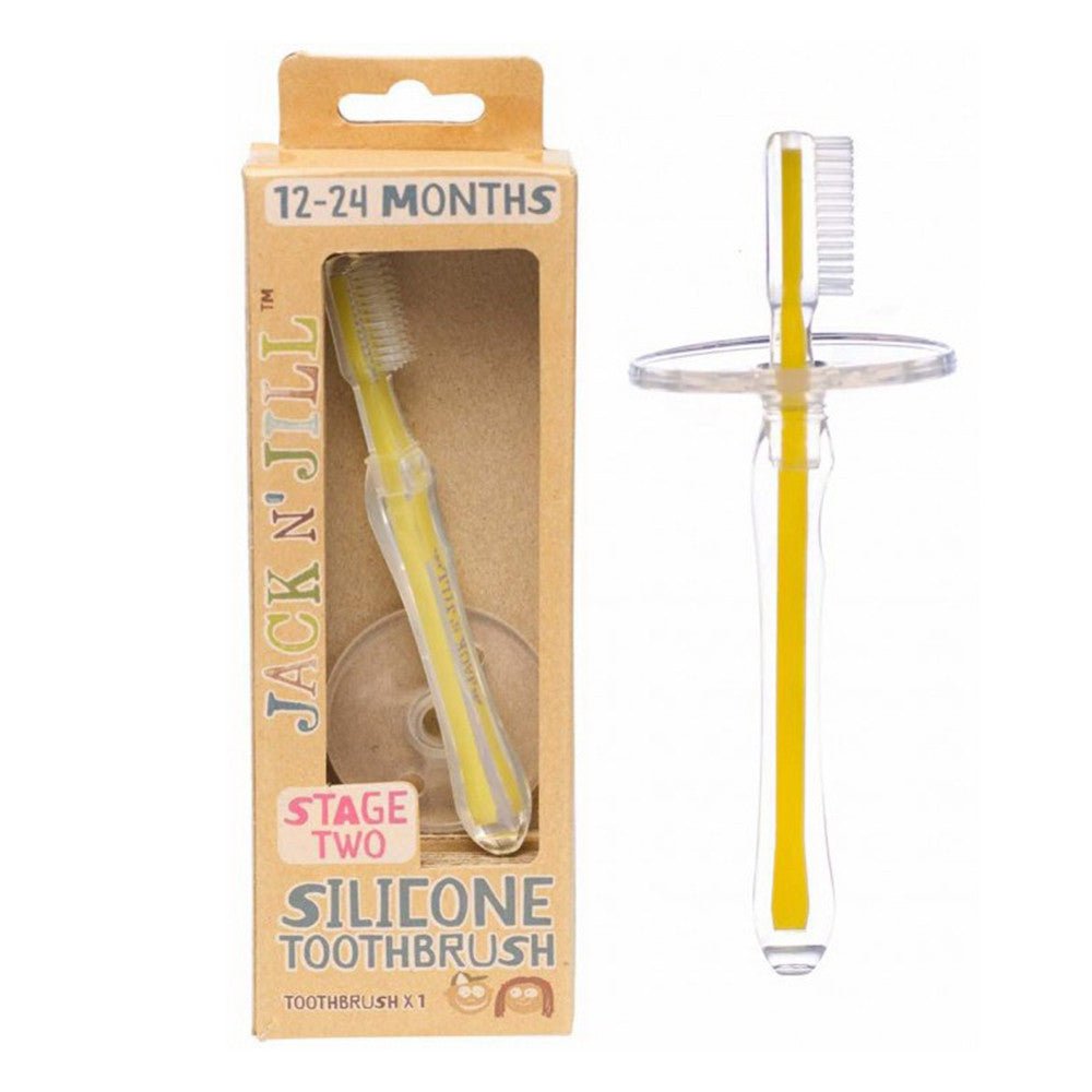 Jack N Jill Silicone Baby Toothbrush, 8 Ea