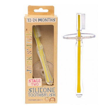 Jack N Jill Silicone Baby Toothbrush, 8 Ea