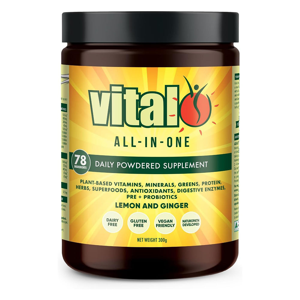 Vital All In One Daily Powdered Supplement for Energy and Immune Support 10Oz (300g)