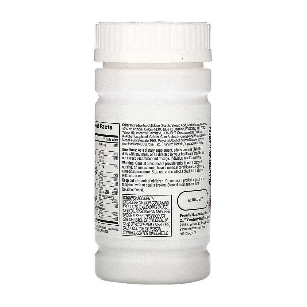 21St Century Prenatal Tablets For Pregnant Women- 60 Ea