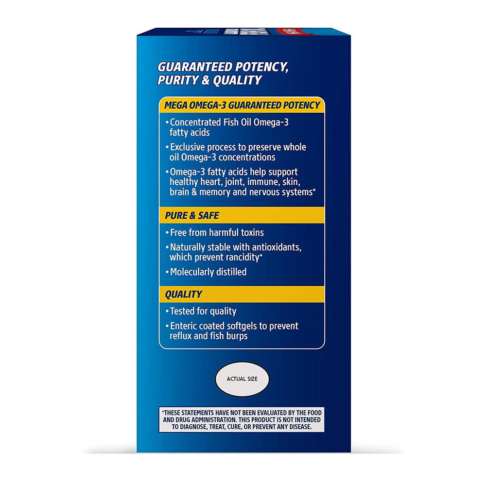 21St Century Alaska Wild Fish Oil Mega Omega-3 Softgels - 90 Ea