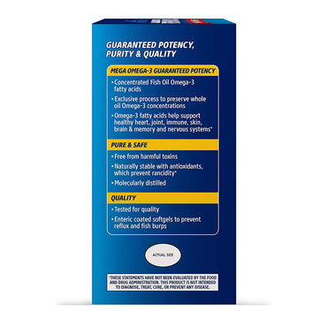 21St Century Alaska Wild Fish Oil Mega Omega-3 Softgels - 90 Ea