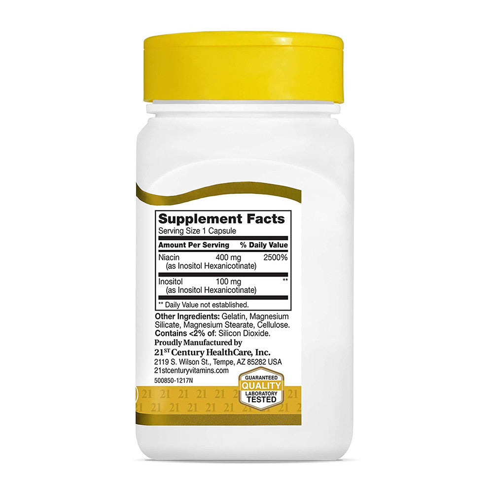 21St Century Niacin Inositol Hexanicotinate 500 Mg Capsules - 110 Ea