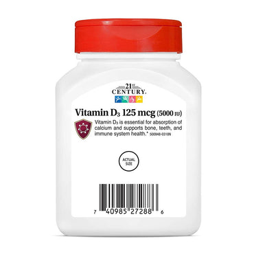 21St Century Vitamin D-5000, Super Strength D3 Tablets - 110 Ea