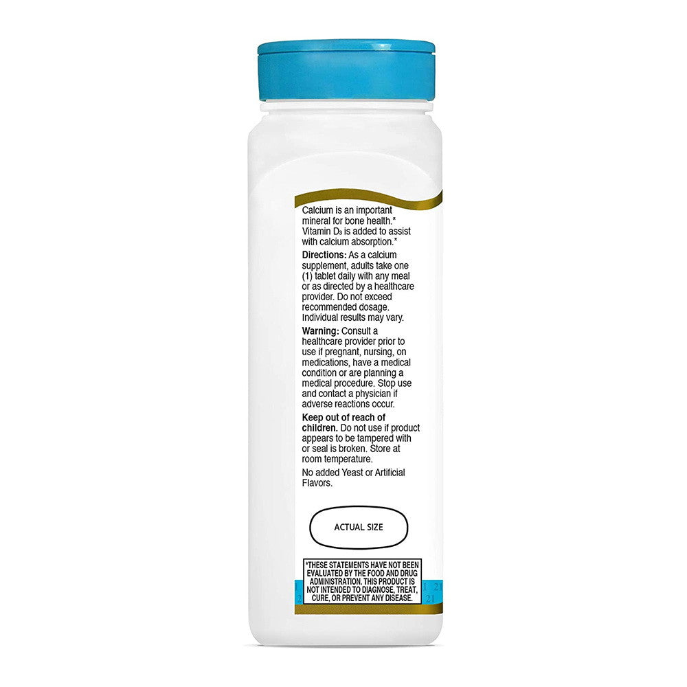 21St Century Calcium 1000 Plus D, High Potency D3 Caplets - 90 Ea
