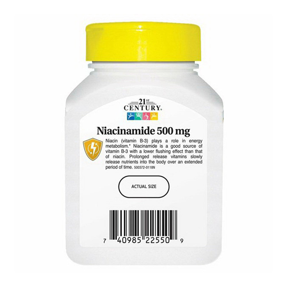 21st Century Niacinamide 500 mg Prolonged Release Tablets, 110 Ea