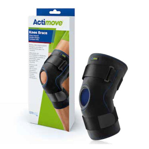 BSN Medical Actimove Knee Brace Wrap Around Simple Hinges Condyle Pads X Large 1Ea