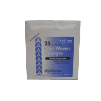 Gauze Sponge Non-Woven Sterile - 4 Ply 4 Inches X 4 Inches - 25 Ea