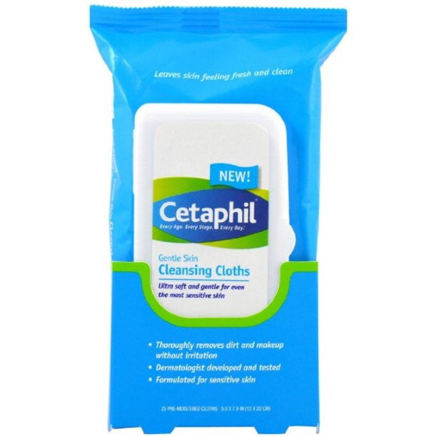 Cetaphil Gentle Skin Cleansing Cloths - 10 Ea