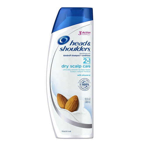 Head and Shoulders 2 In 1 Dry Scalp Care Hair Shampoo Plus Conditioner, 13.5 Oz