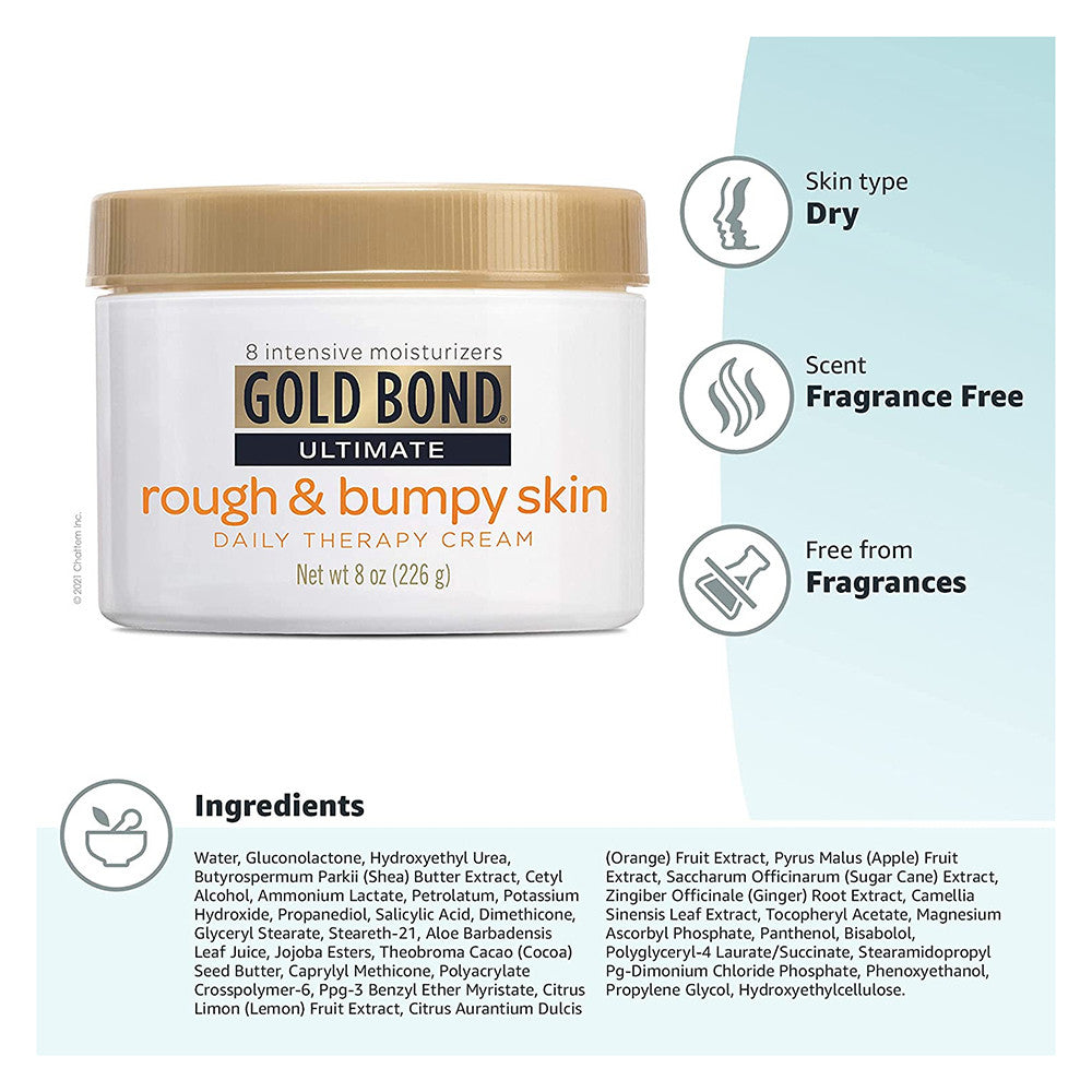 Gold Bond Ultimate Rough And Bumpy Skin Cream, 8 Oz