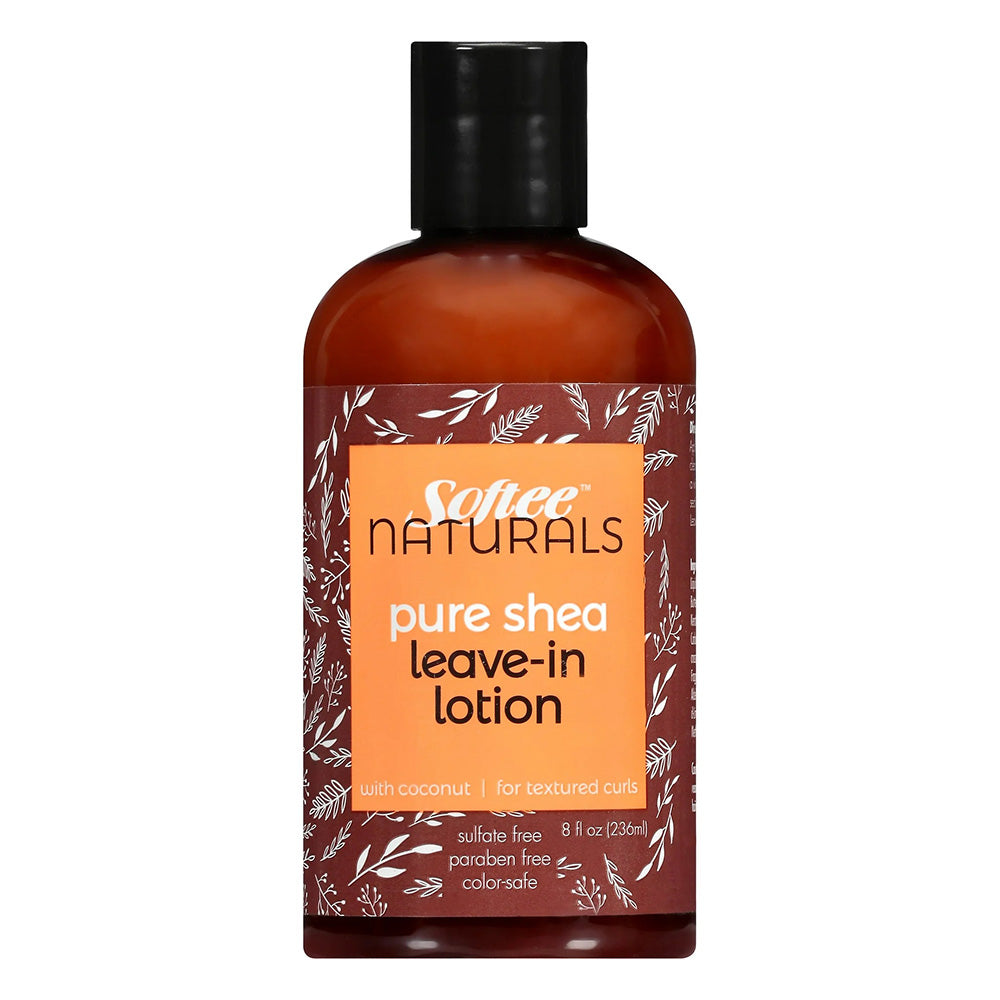Softee Naturals Pure Shea Leave-In Lotion for Hair 8Oz (236ml)