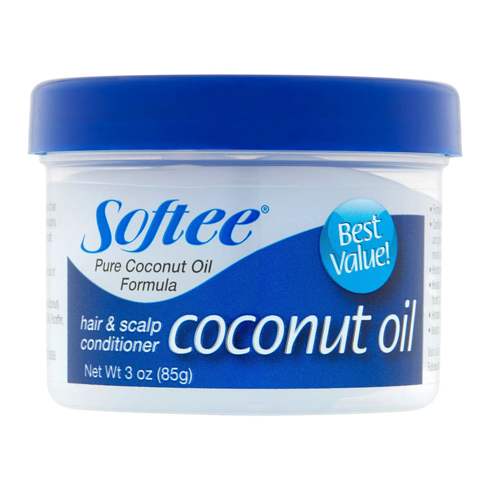 Softee Pure Coconut Oil Repairing Hair and Scalp Care Daily Hair Conditioner 3Oz (85g)